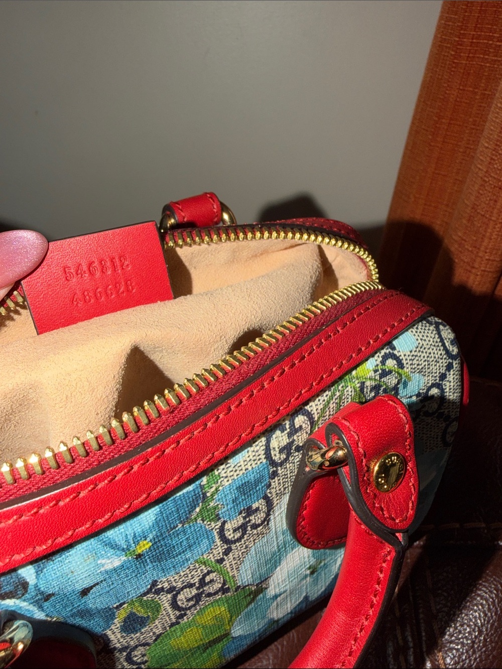 ‼️Authentic Gucci Floral Bloom Mini Boston Satchel Crossbody Bag - Picture 14 of 15